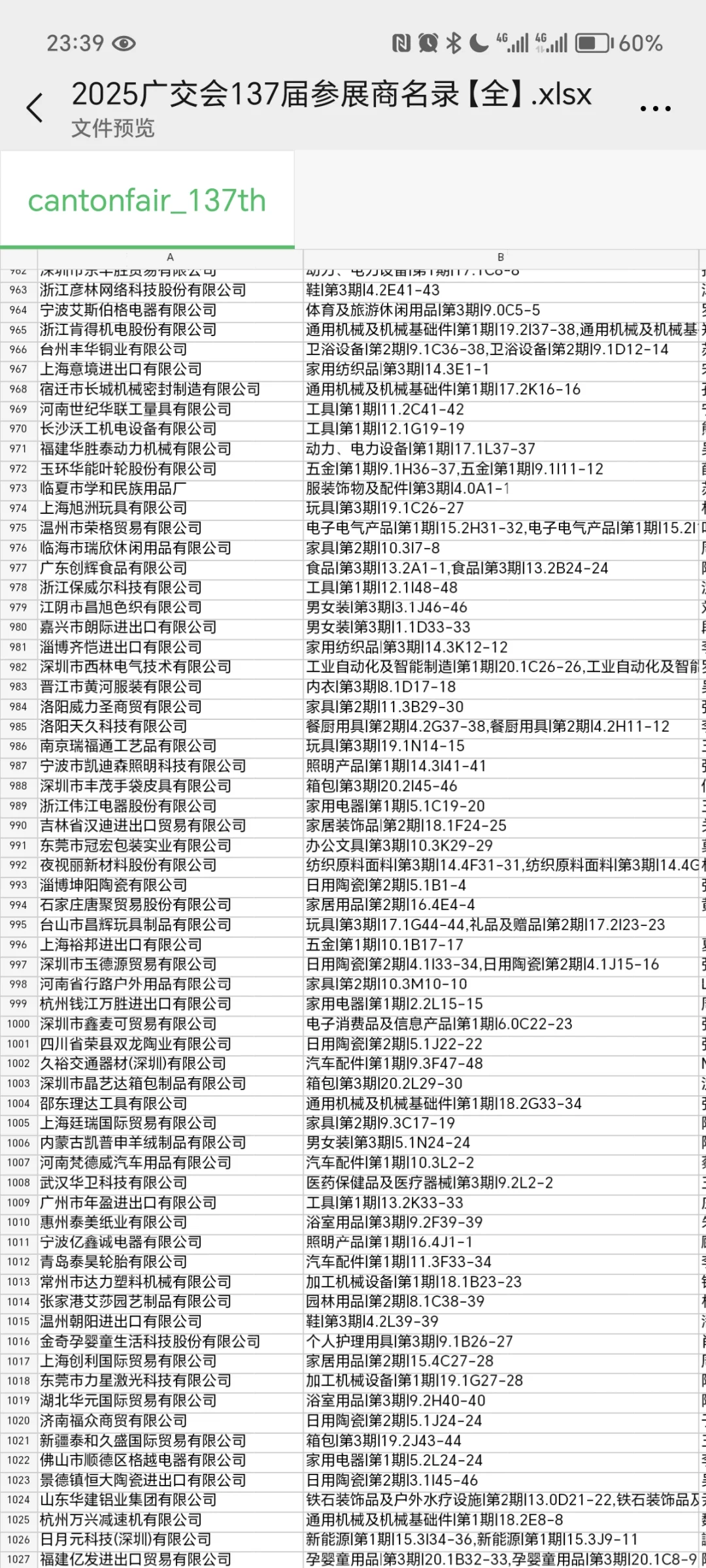 25年广交会名单！可分享