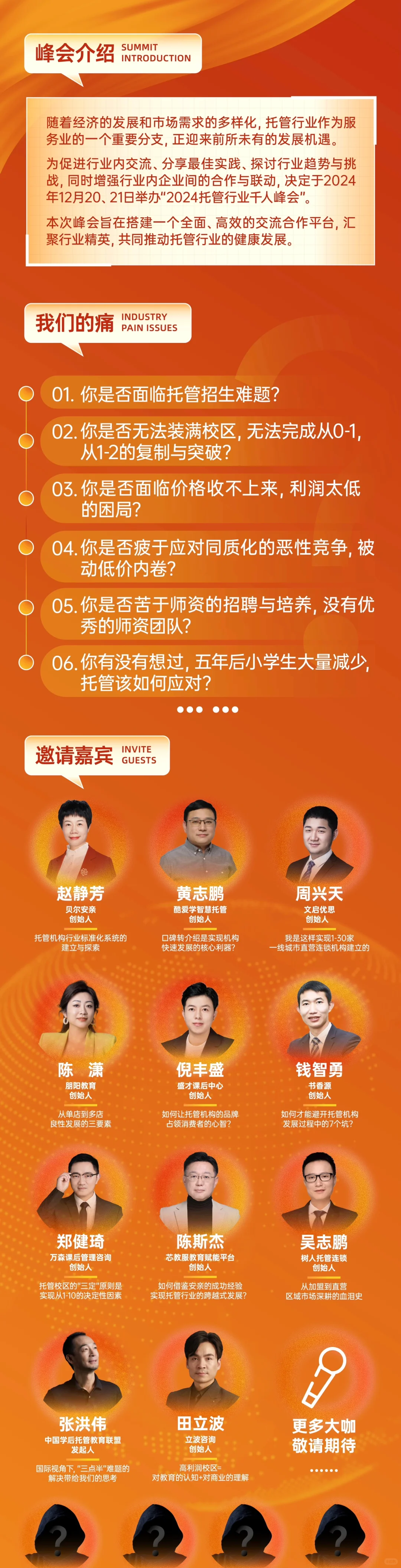 托管人的行业盛会