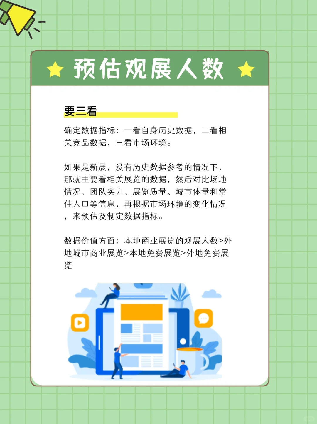 展览如何预估总观展人数?