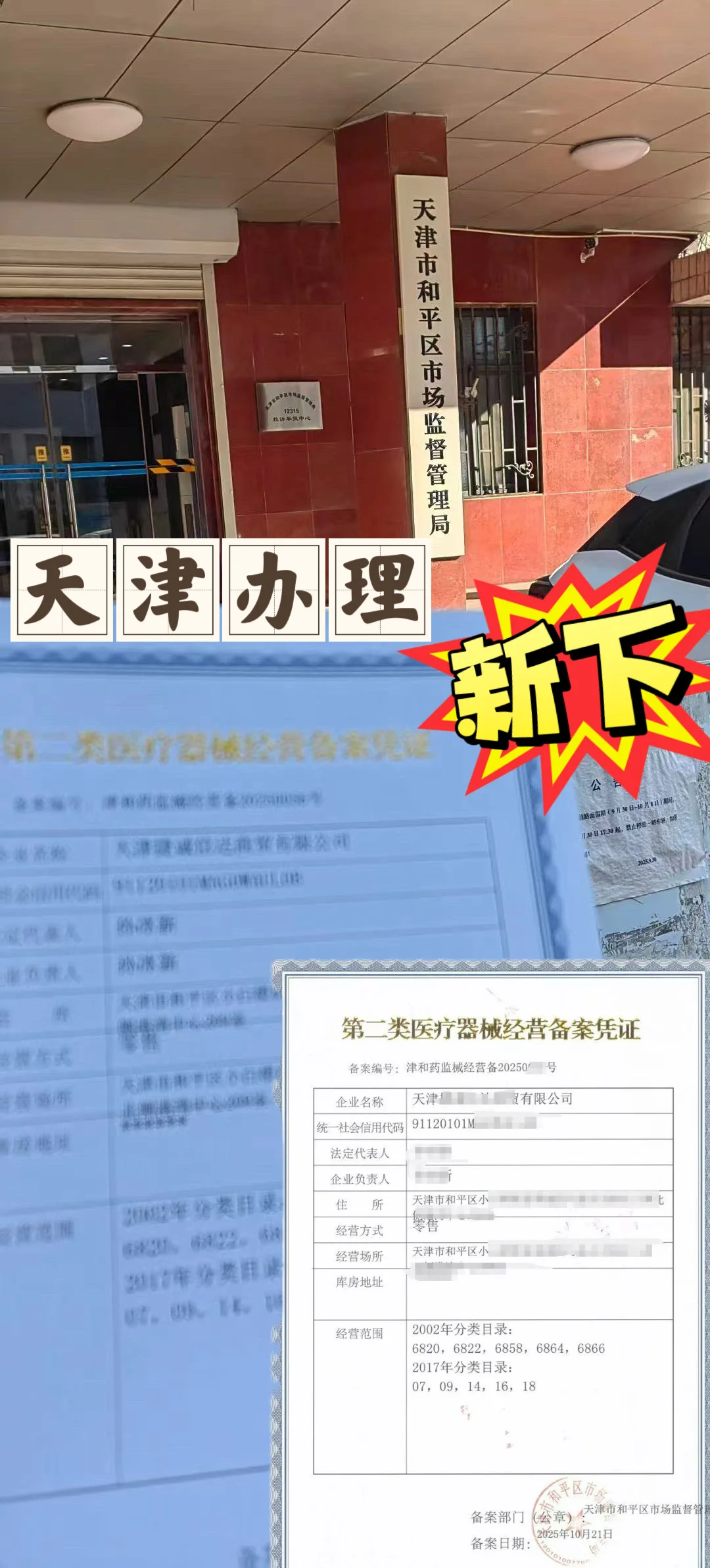 在天津应该怎么办理二类医疗器械呢