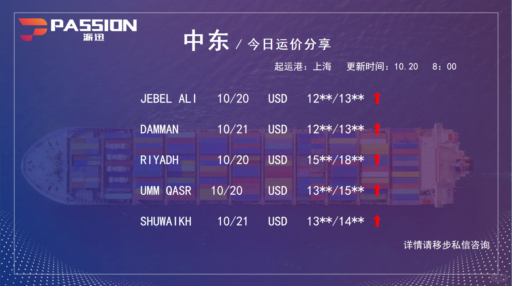 10.20 上海—中东红海印巴特价舱位推荐