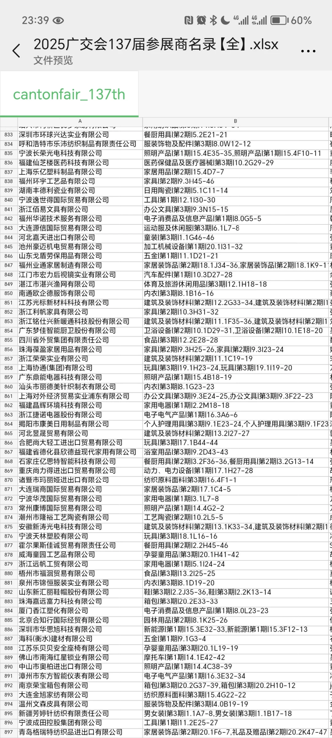 25年广交会名单！可分享