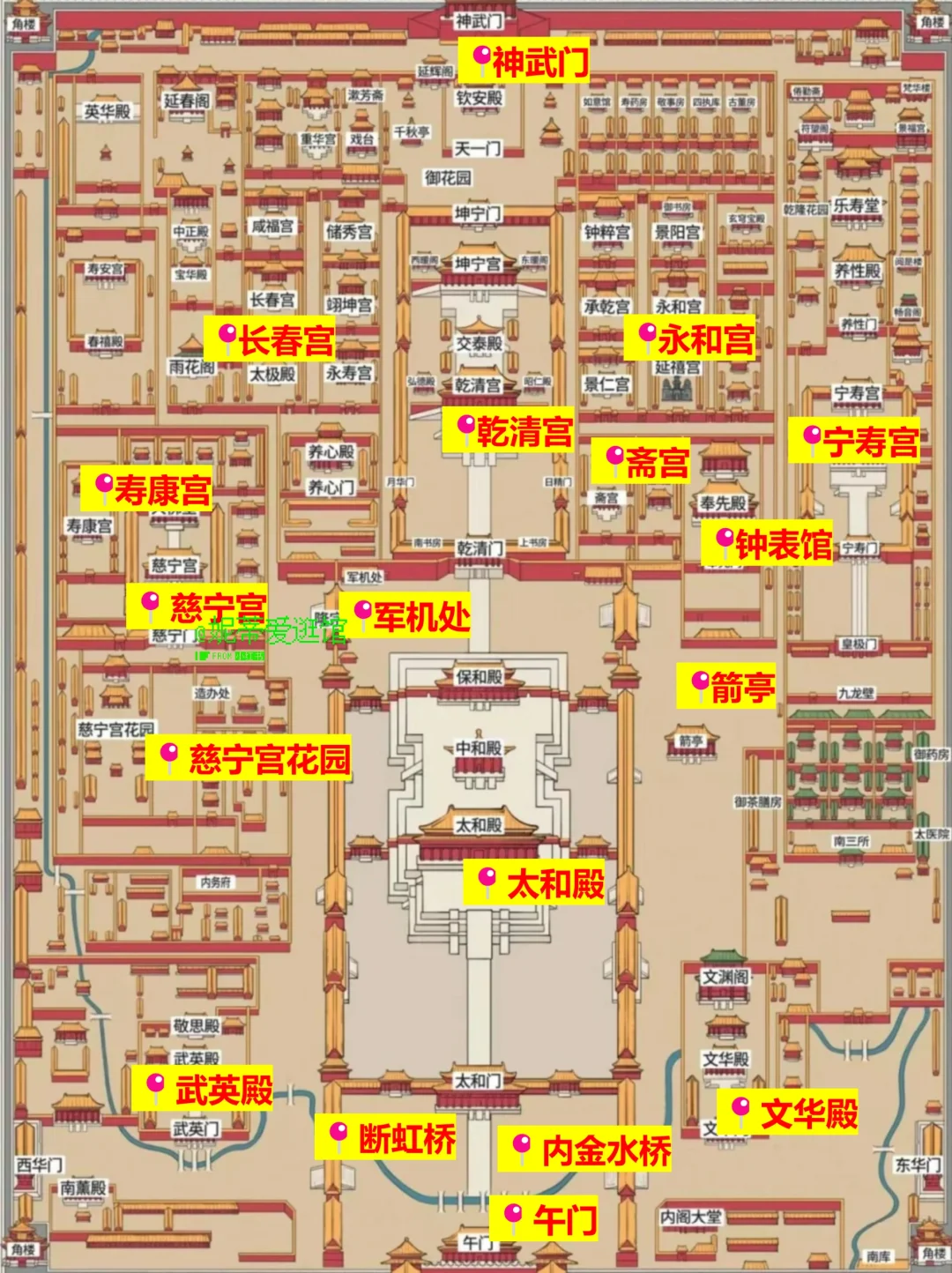 ?故宫100周年，数字纪念票打卡点位来啦！