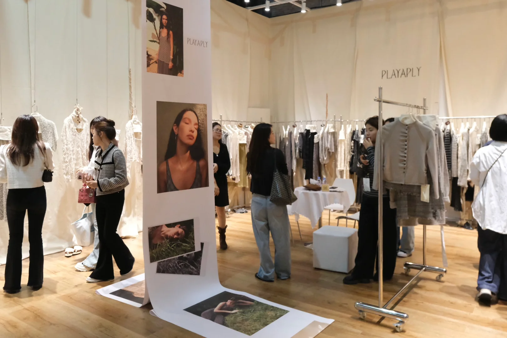 深圳后浪SHOWROOM爆火的设计师针织展位