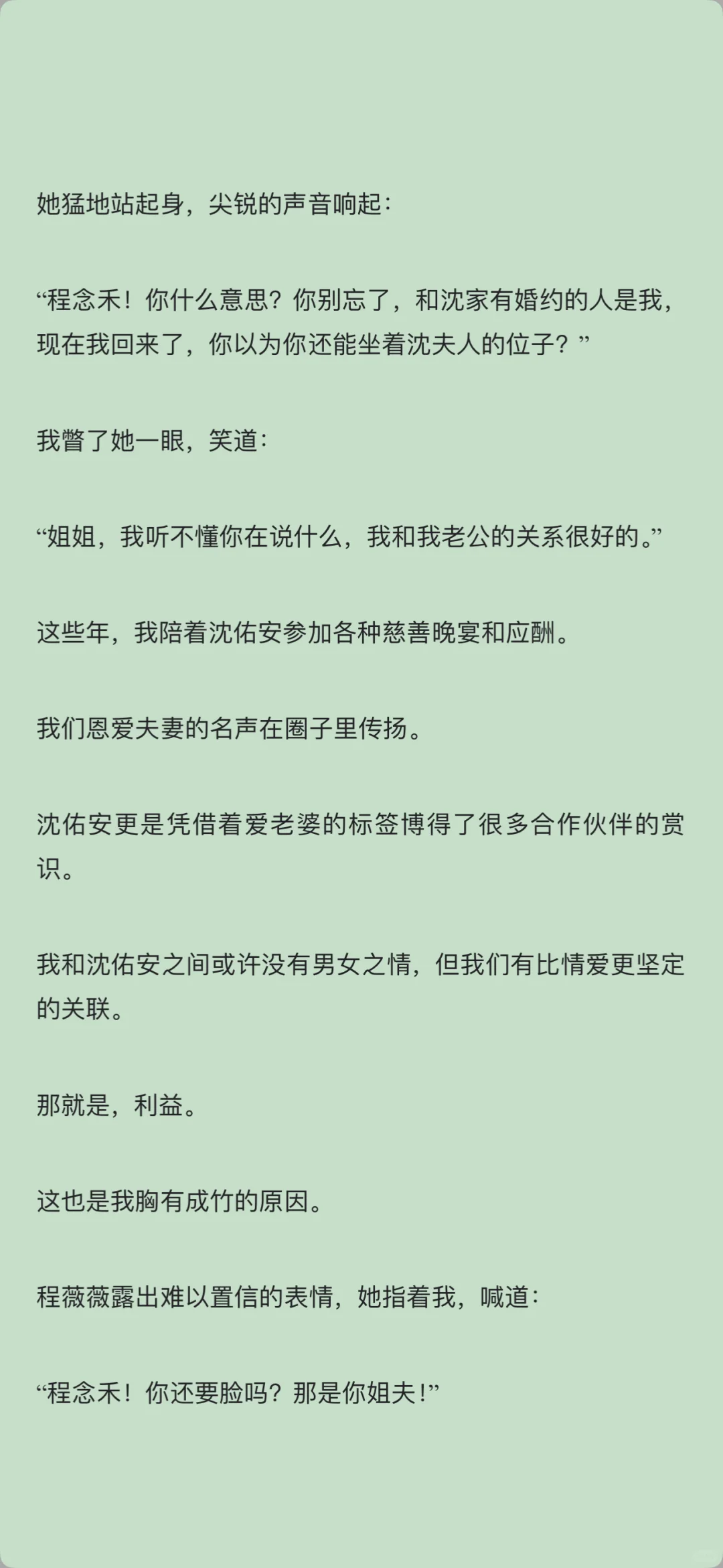 《姐姐你不再重要了》程念禾 程薇薇