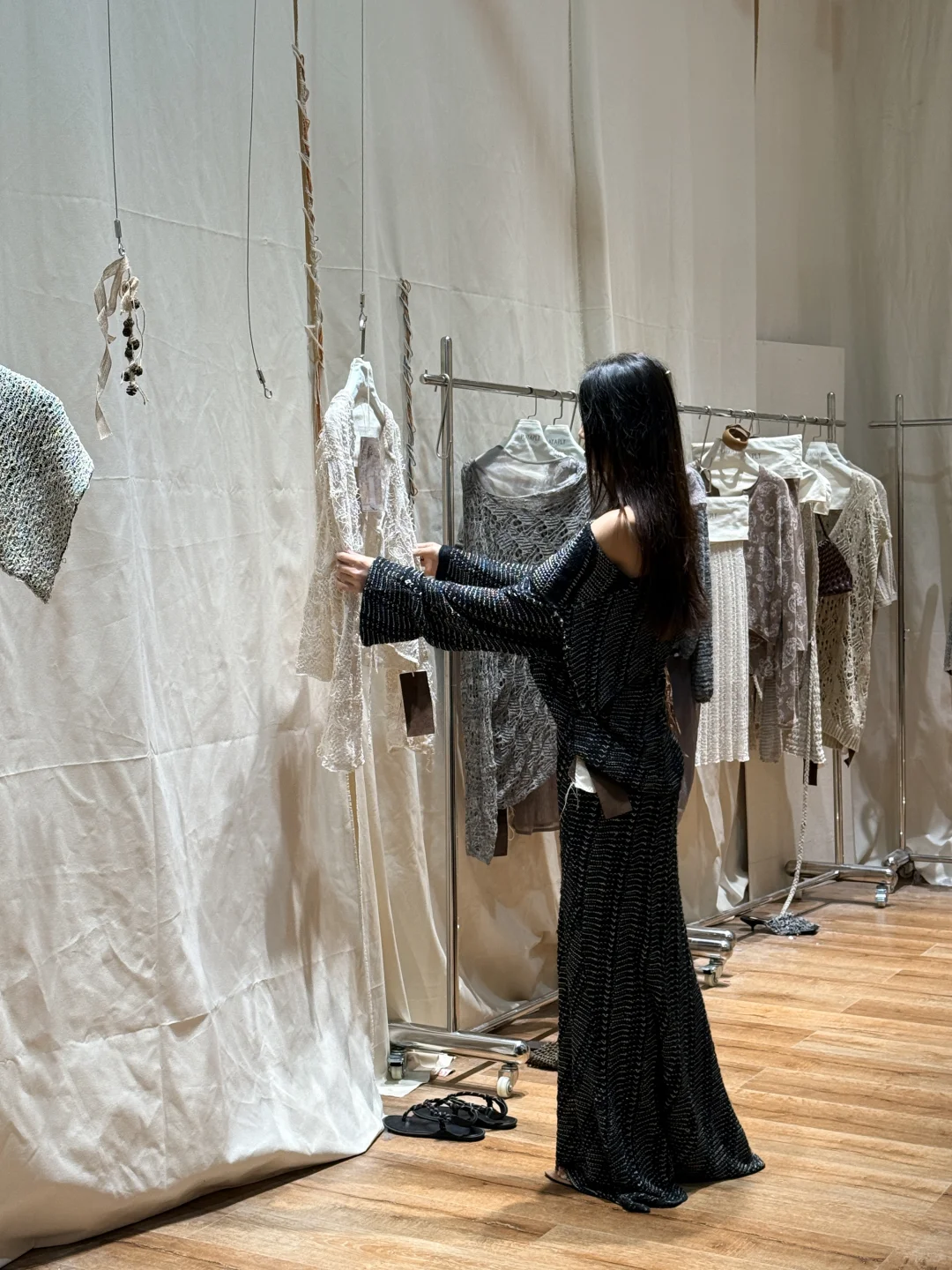 深圳后浪SHOWROOM爆火的设计师针织展位