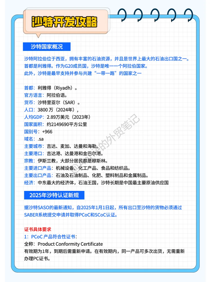 2025年外贸市场-沙特开发攻略