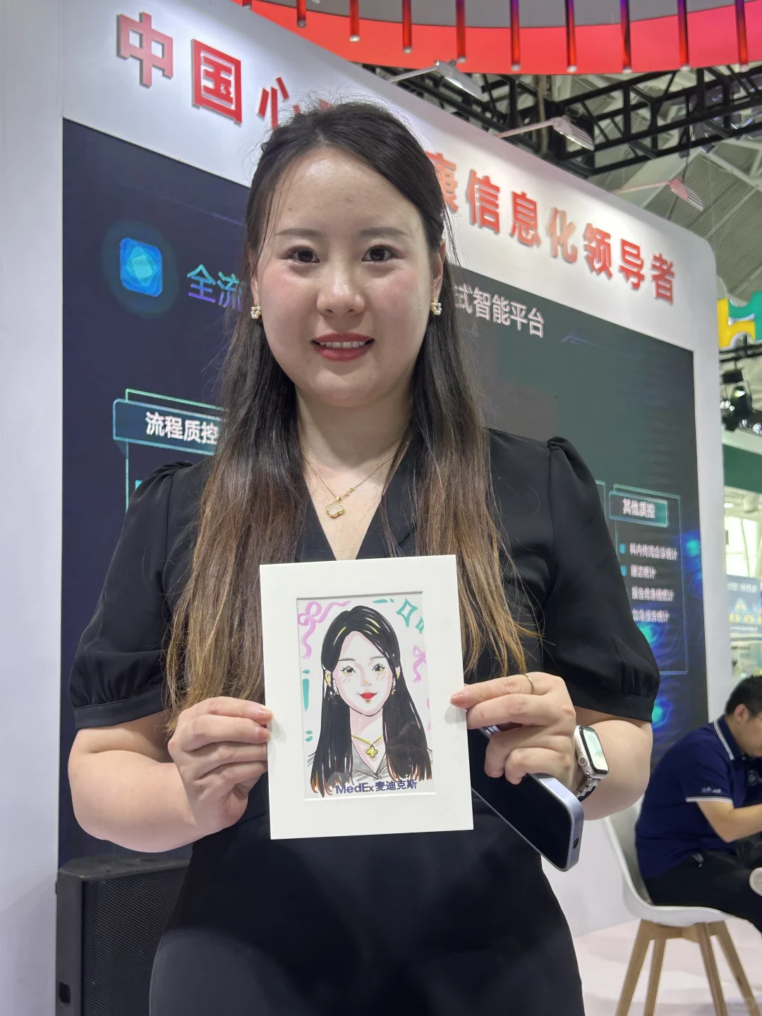 南京数字医疗展打工记!画画居然结识医疗大