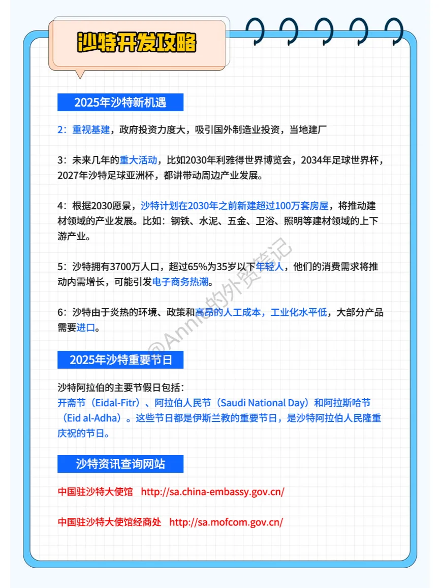 2025年外贸市场-沙特开发攻略