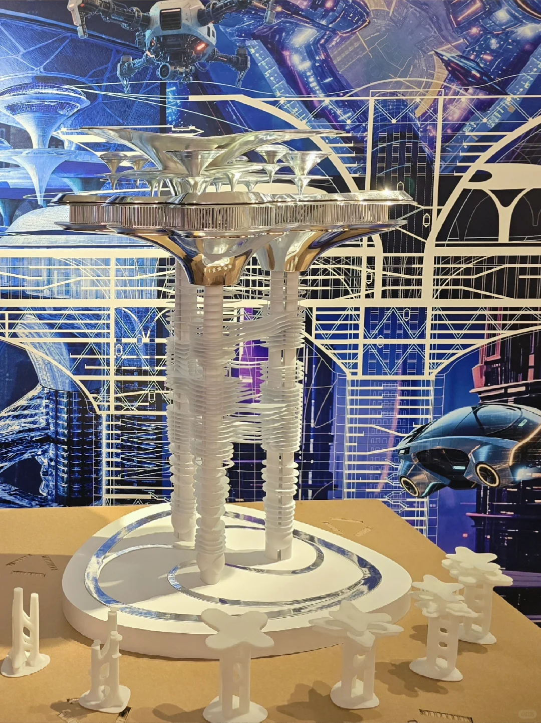 央美毕业展｜低空经济时代的TOD交通港设计