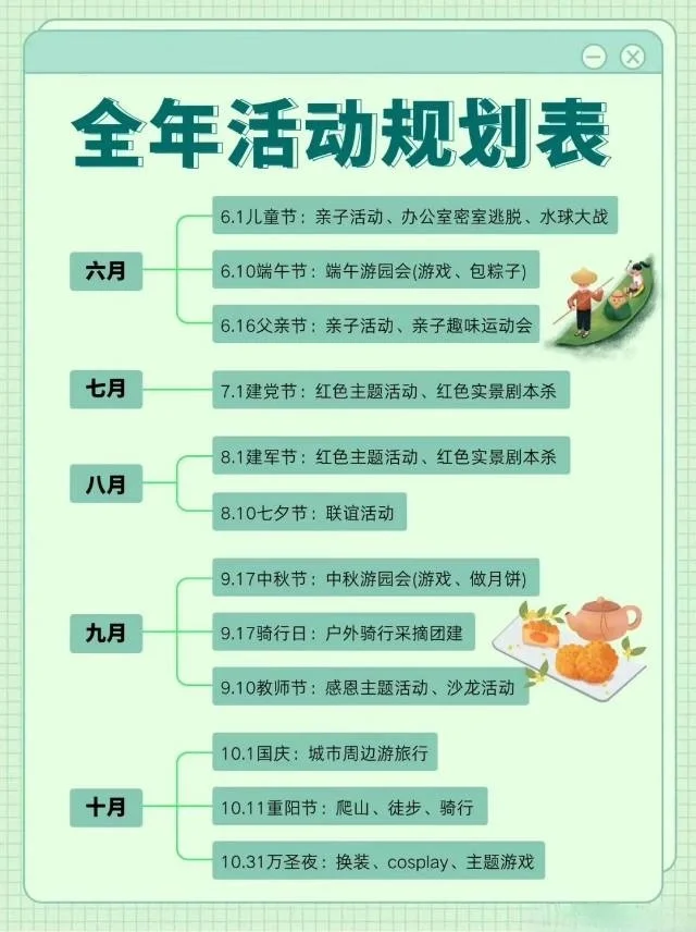 2024全年活动策划指南?