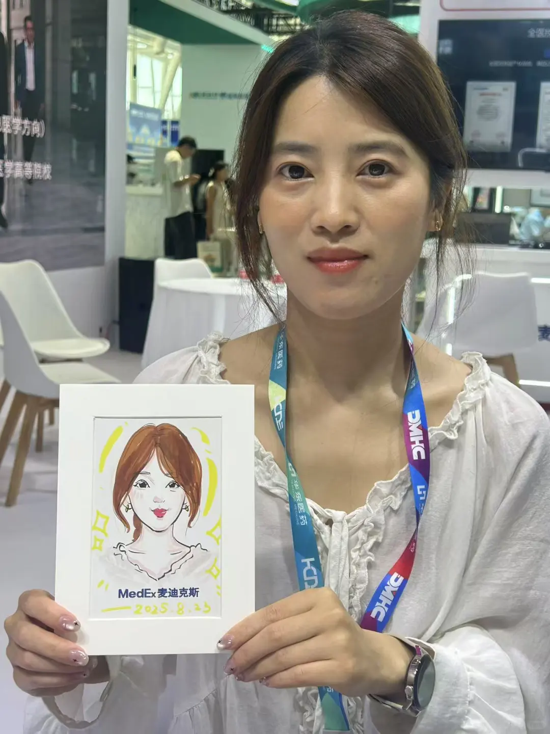南京数字医疗展打工记!画画居然结识医疗大