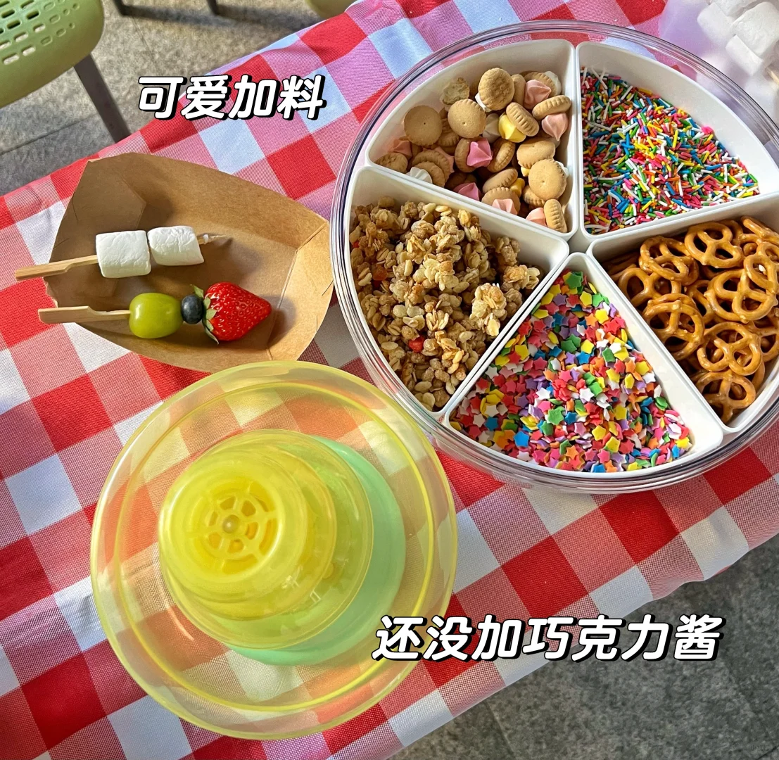幼儿园美食节摆摊?巧克力喷泉