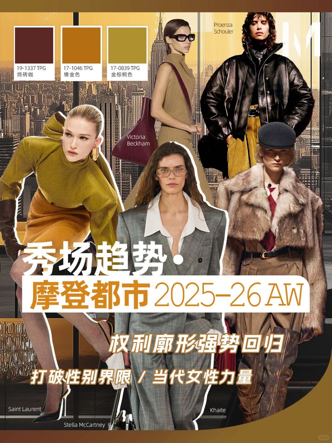 2025-26秋冬秀场趋势—权利廓形的强势回归