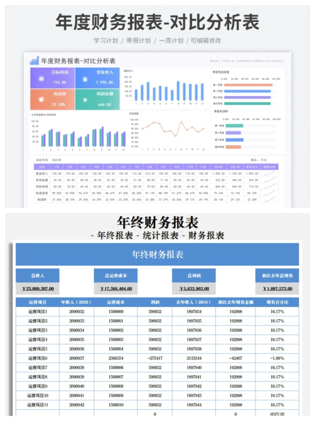 别再做流水账了，直接用财务报表模板不香吗