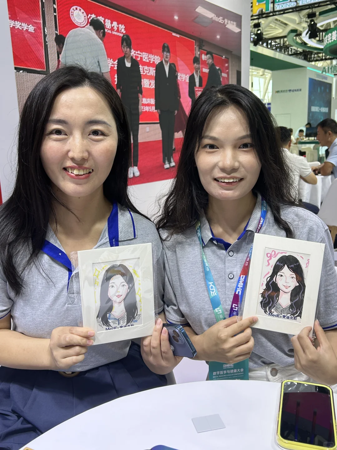 南京数字医疗展打工记!画画居然结识医疗大