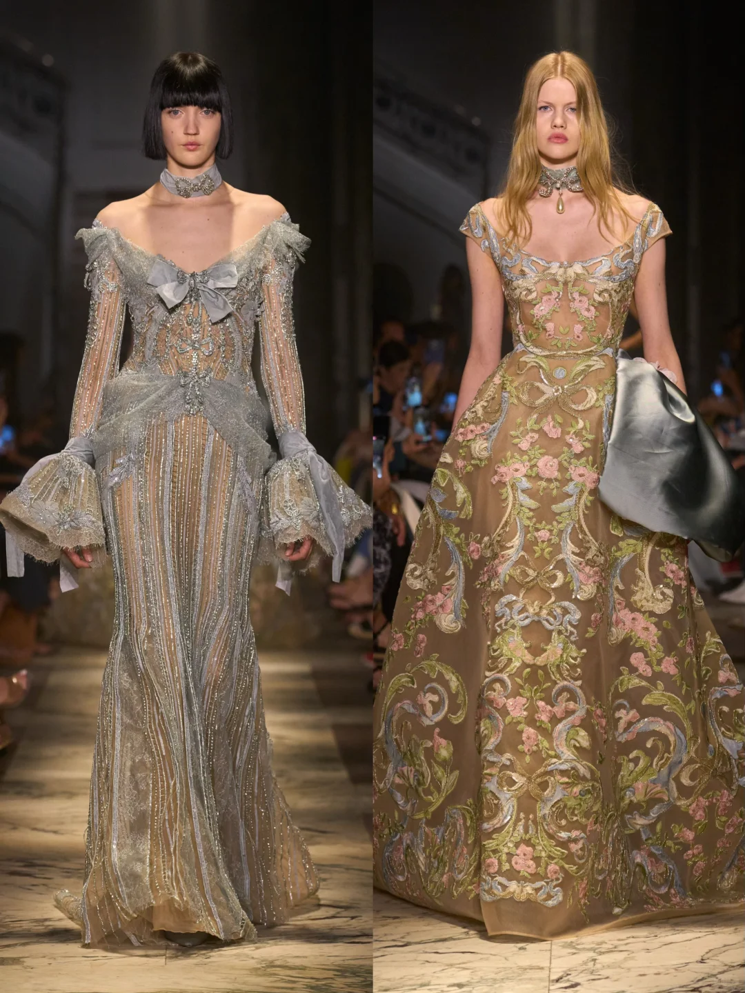 Elie Saab 2025秋冬高定，繁花锦簇的仙女裙