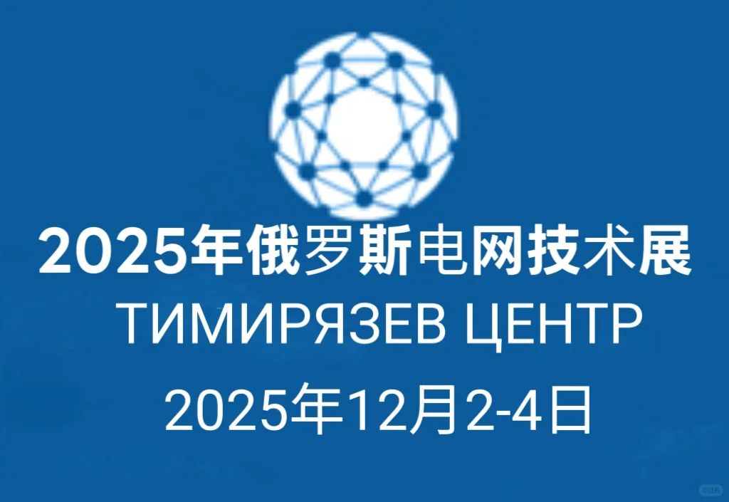 2025年俄罗斯莫斯科电网技术展
