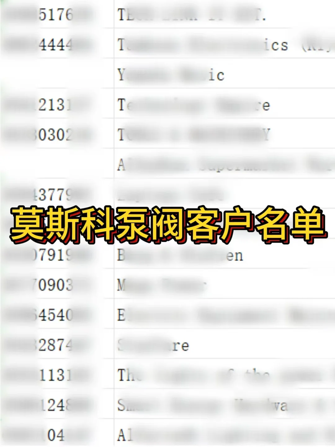 找不到莫斯科本土泵阀客户？刷到我你就赚了