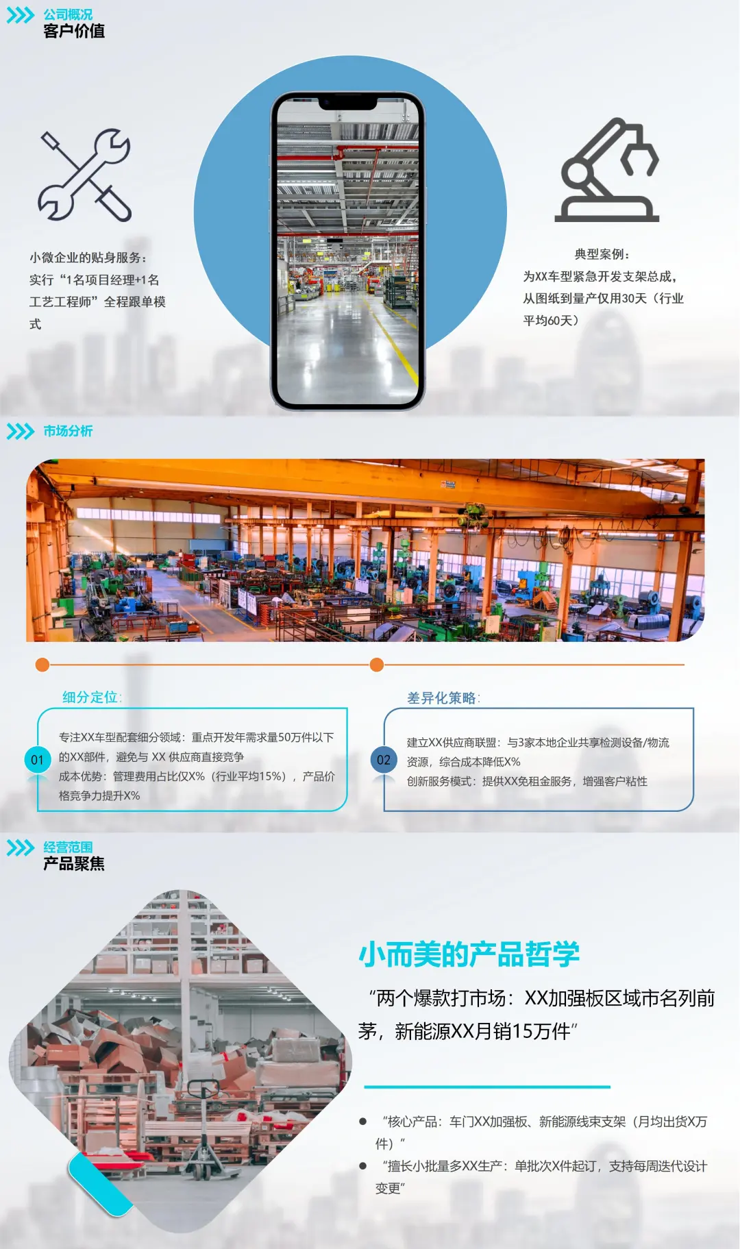 精密机械设备公司企业简介PPT定制美化