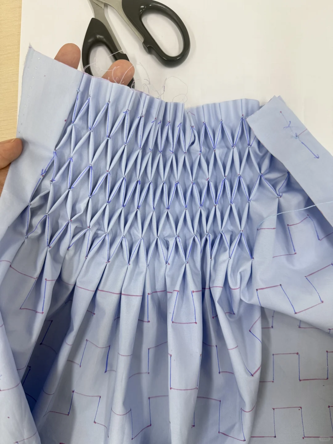 教程｜如何做出Smocking肌理效果