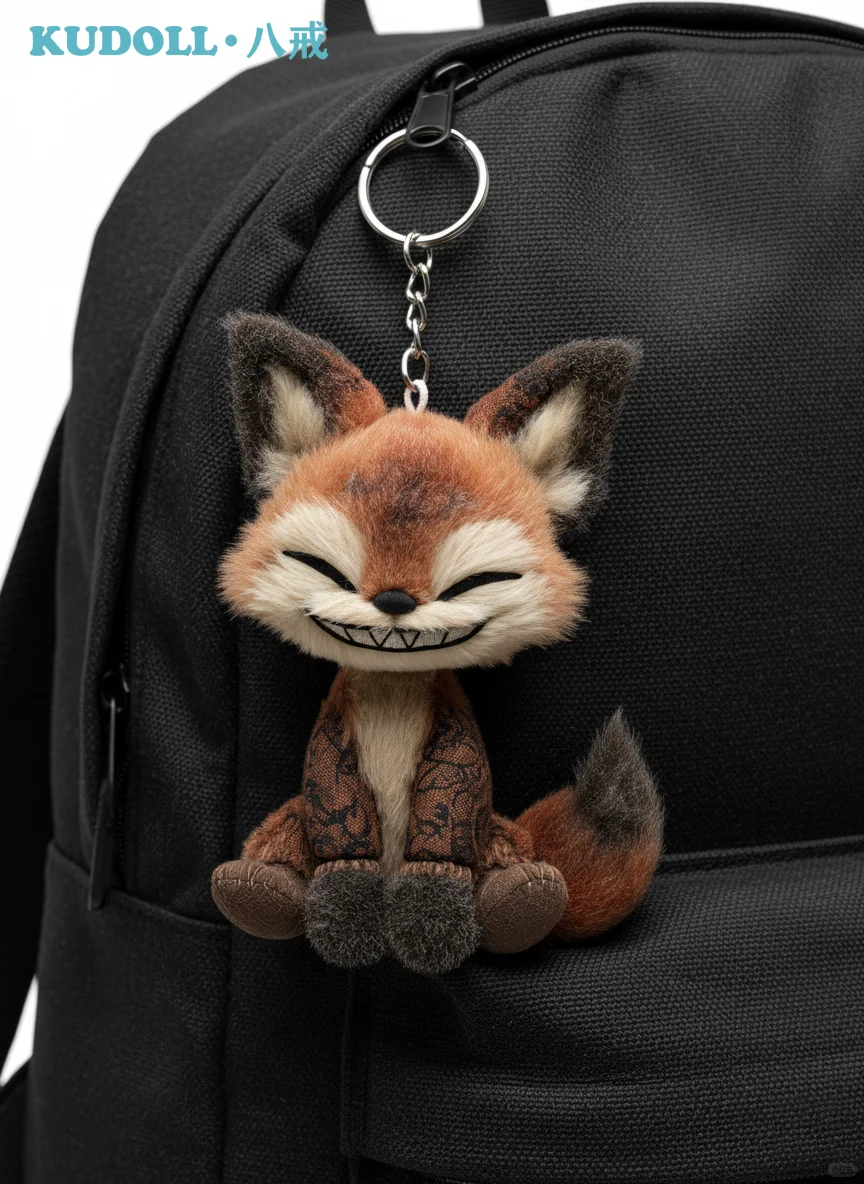 这只狐狸毛绒外表包着坏笑的灵魂