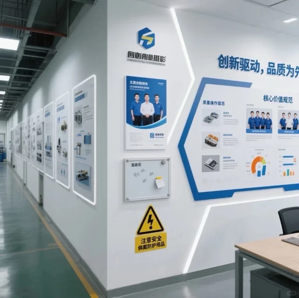 车间文化墙：用设计把“创新品质”刻进来