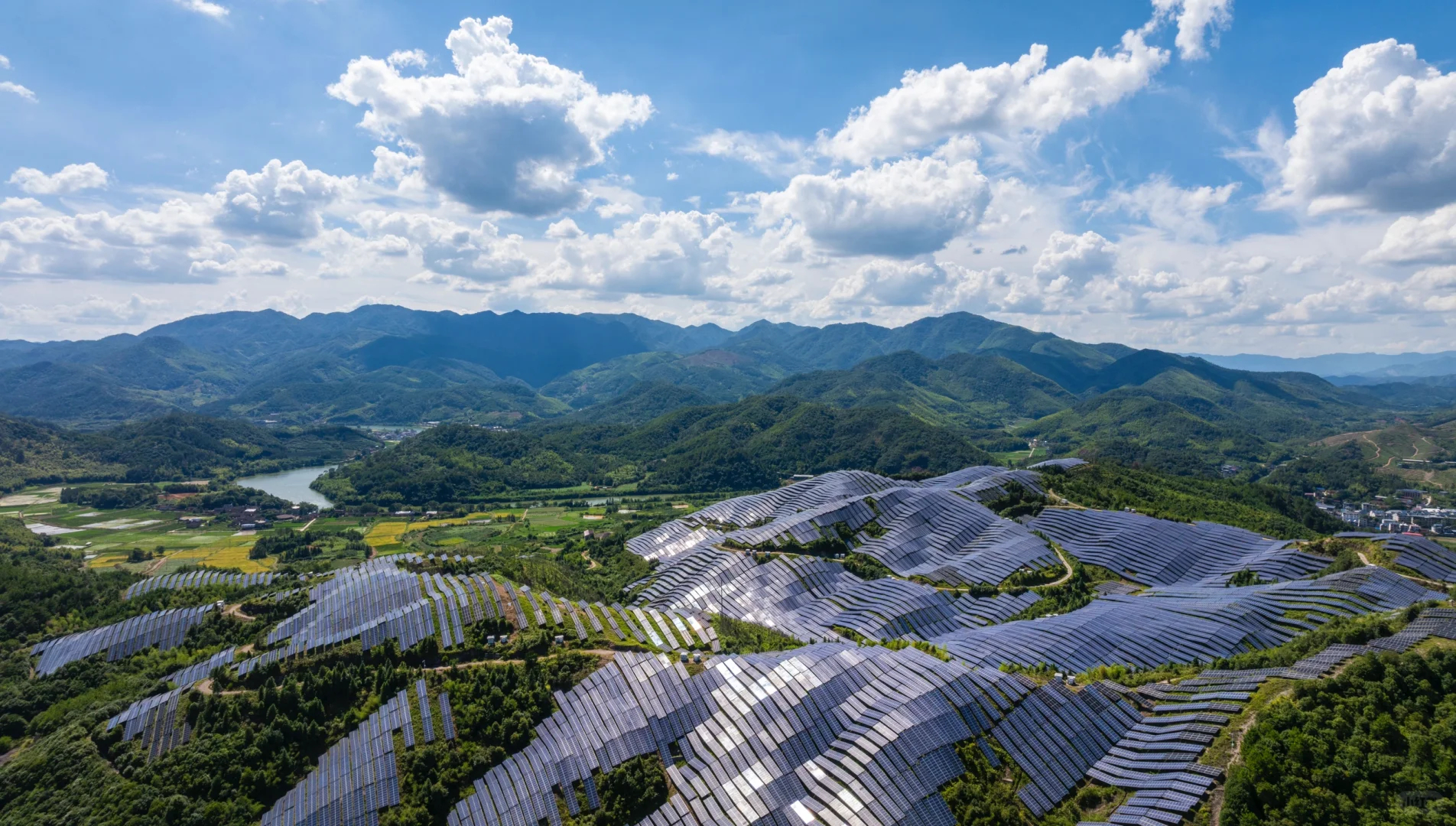 太阳能光伏发电站拍摄