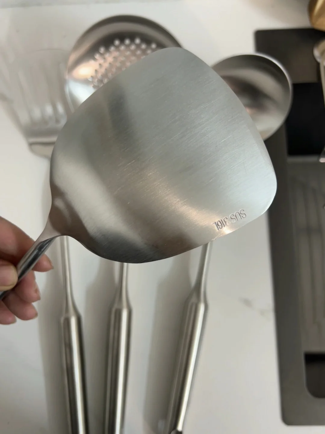 可以一代接一代传承的不锈钢锅铲四件套!!