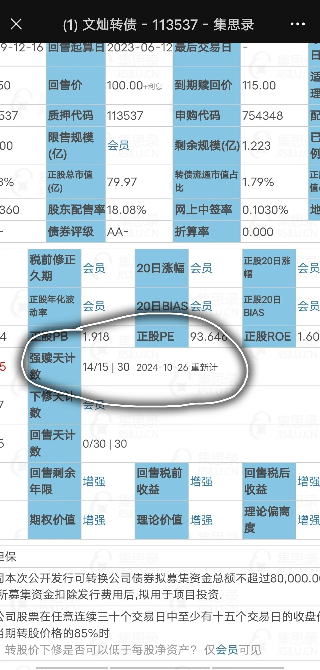 可转债之溢价率
