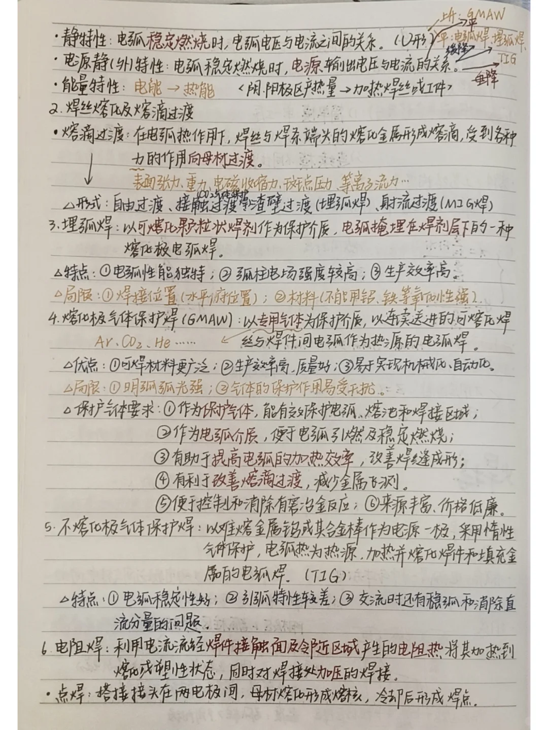 材料加工工程笔记整理 包含铸锻焊知识点