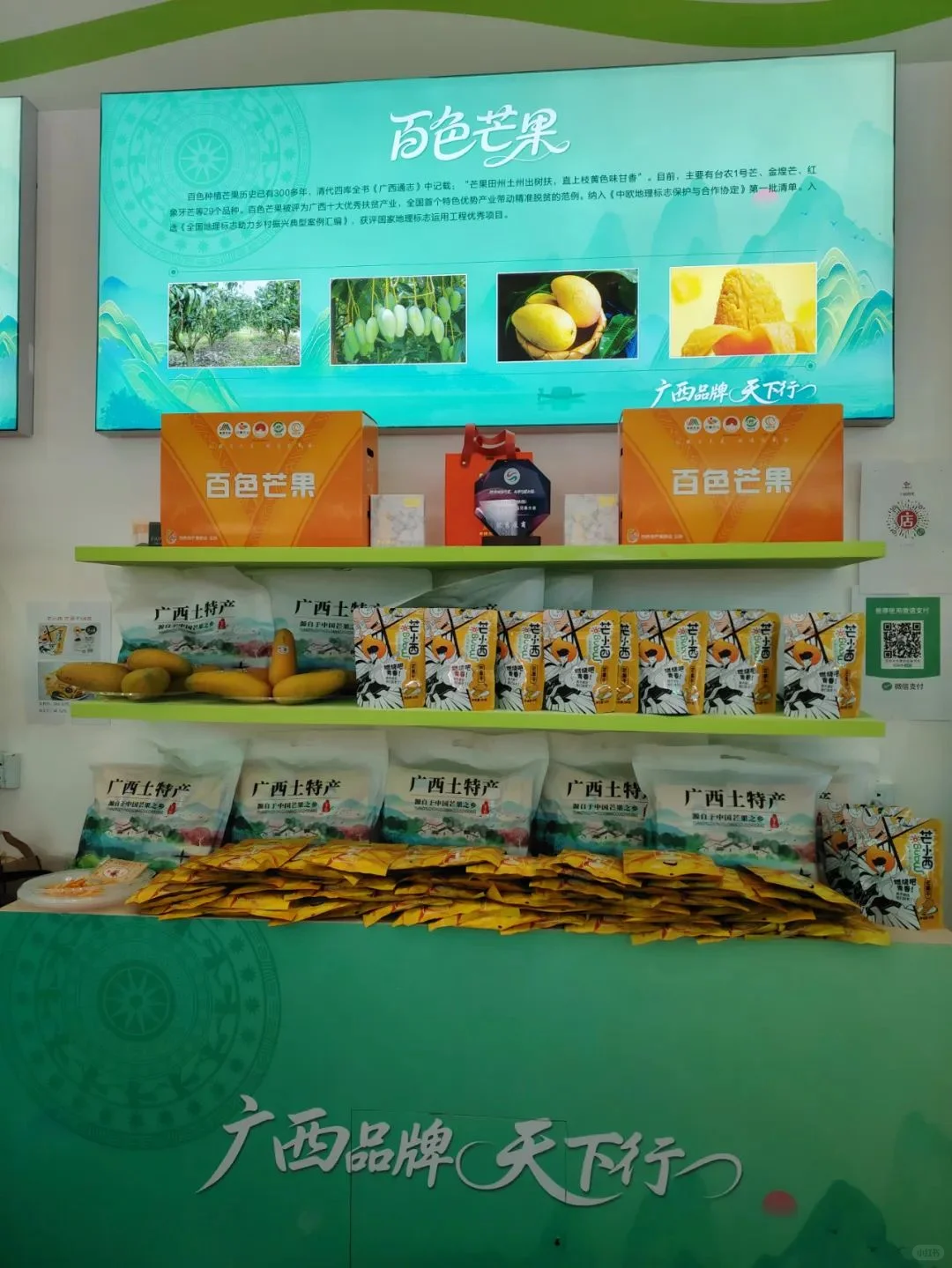 广西百色芒果地标产品闪耀第九届丝博会