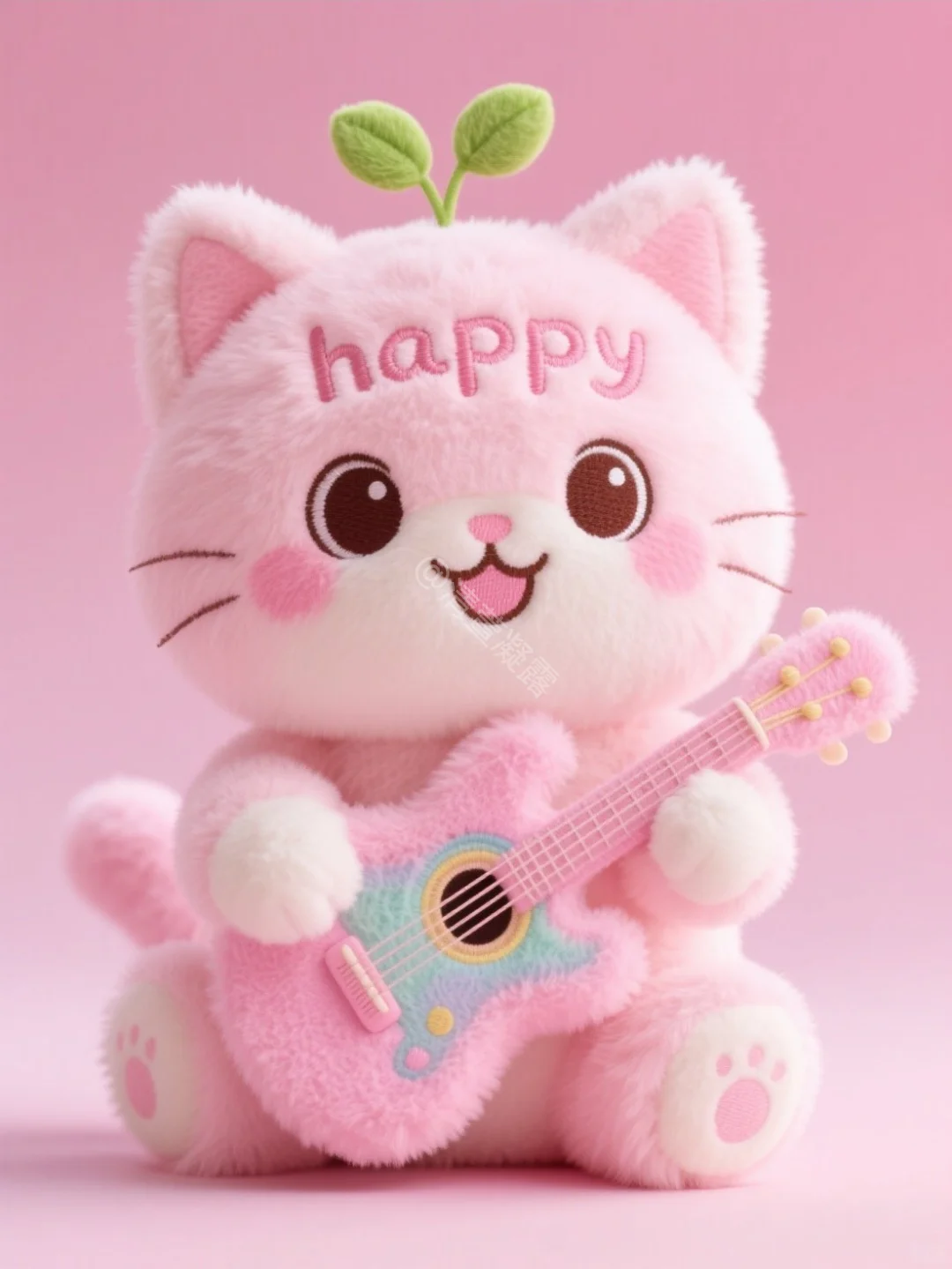 ?多款式可爱毛绒吉他猫咪，萌化了✨