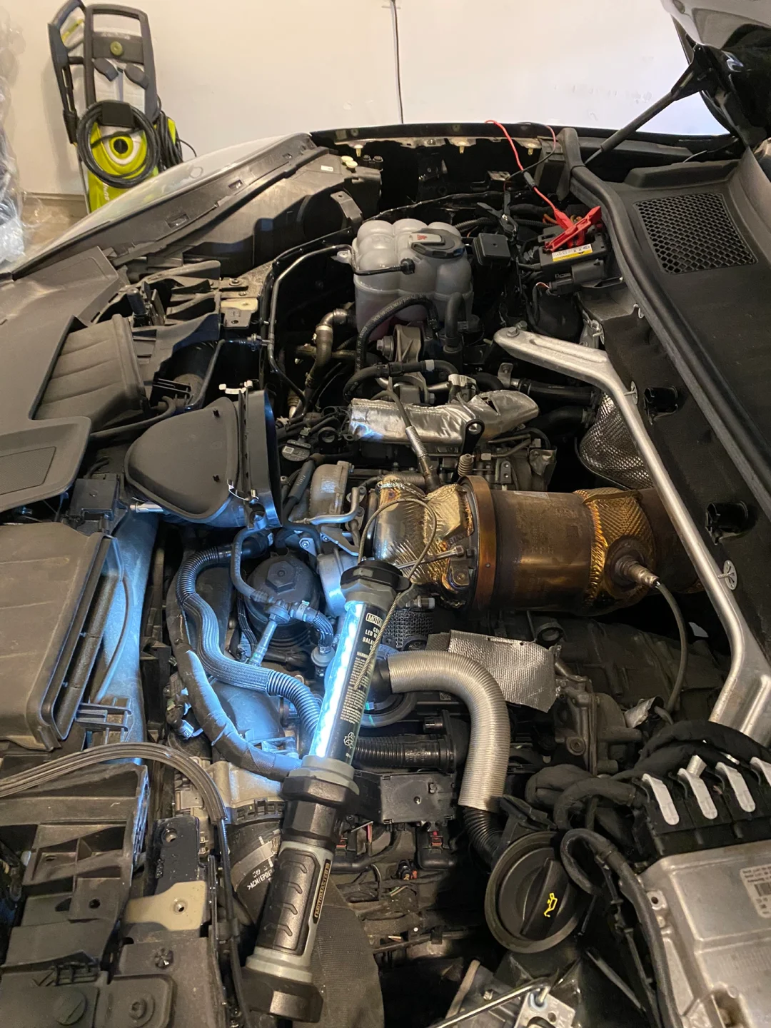 挑战汽修新高度 #保时捷卡宴 换油保养