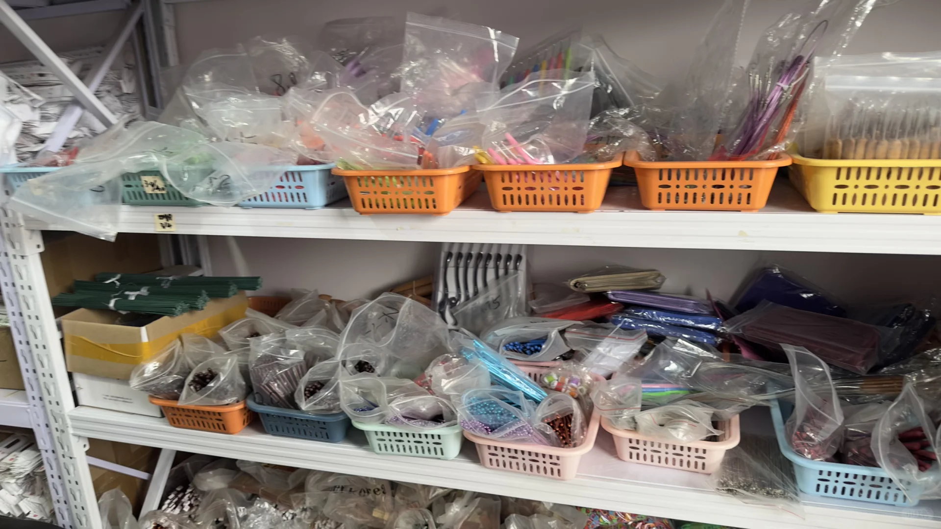 在蠡县的毛线市场逛得不知天地为何物了