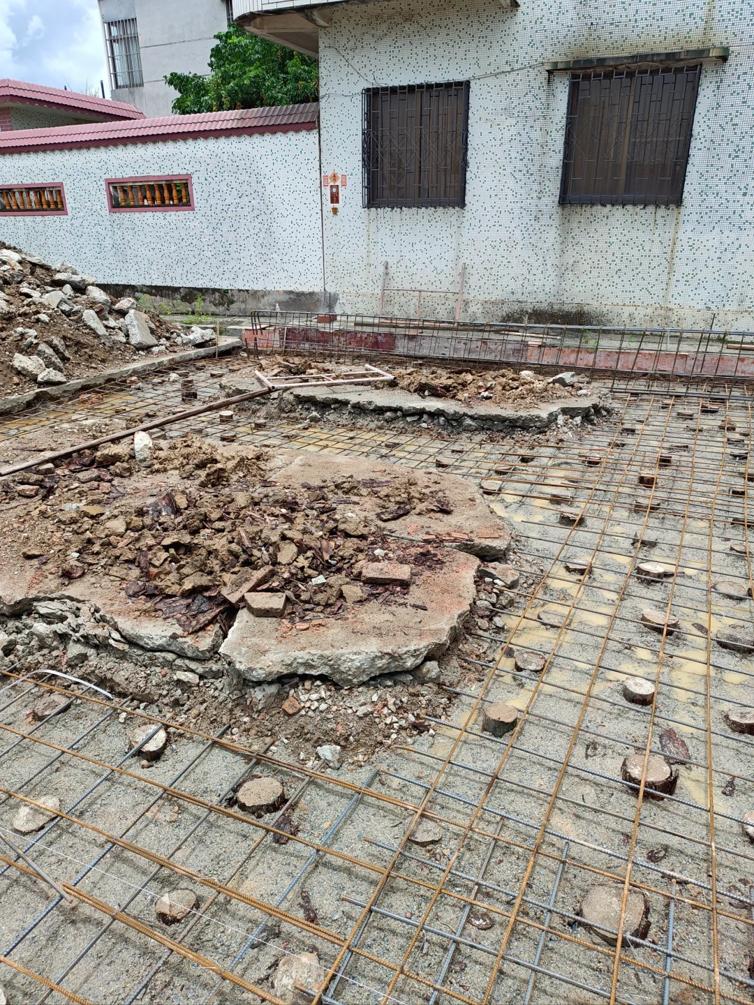 台风过后继续进行