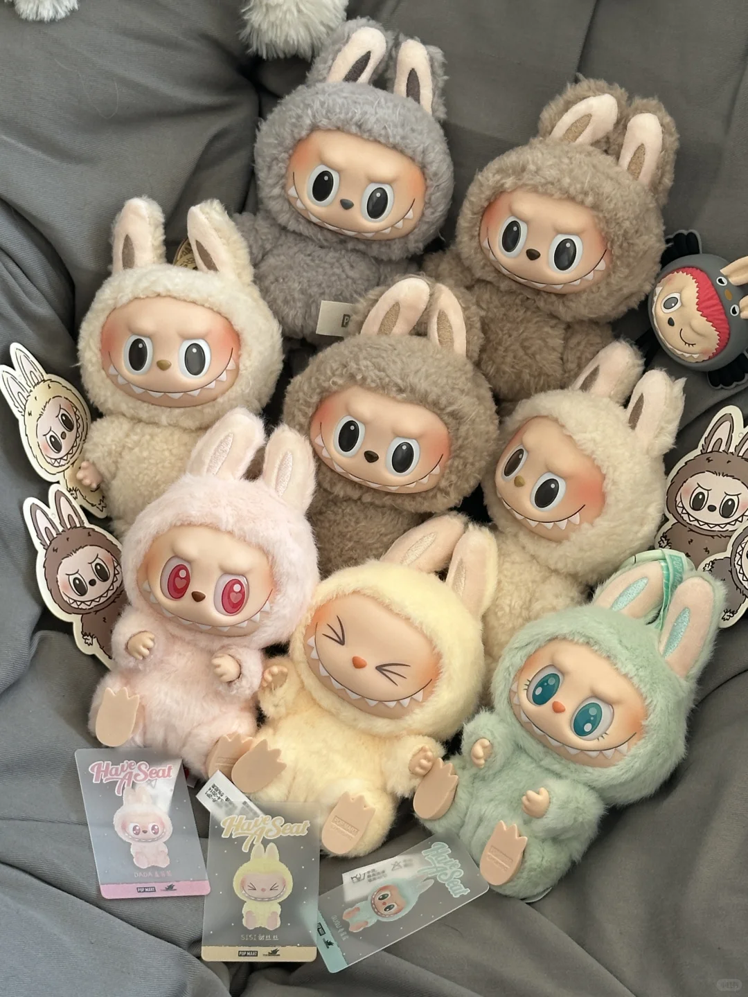 终于收到了我的第一批labubu