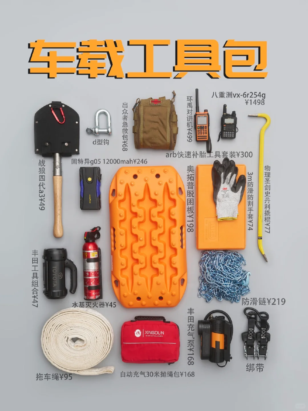 应急装备|车载工具