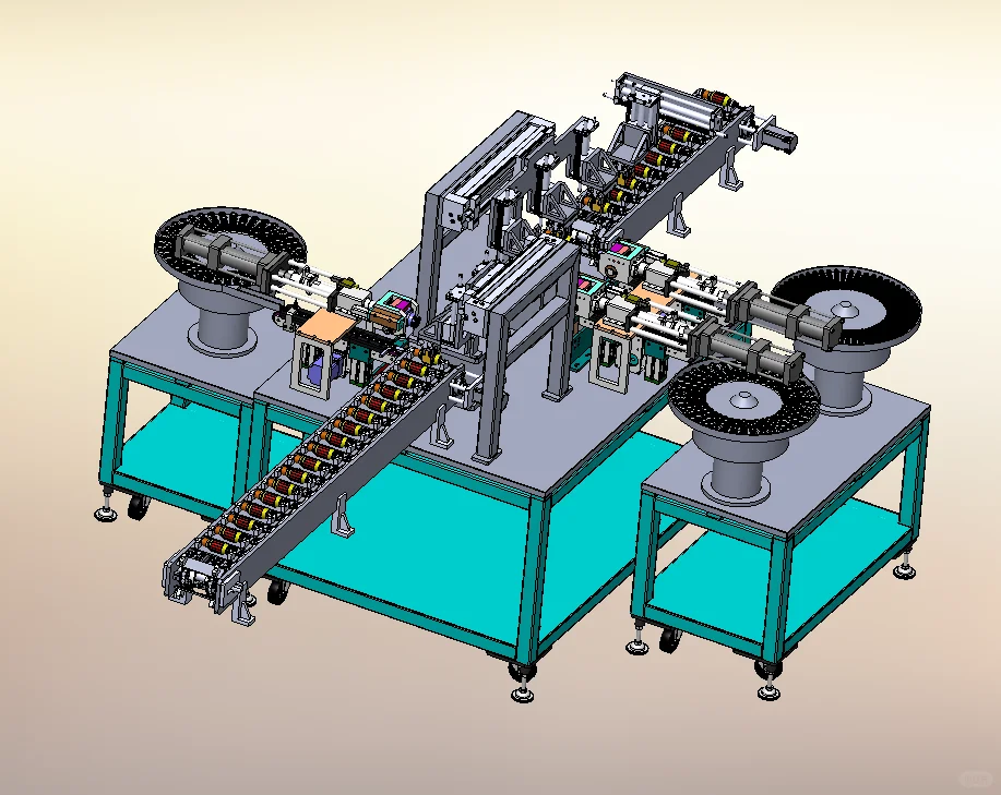 机械设计复盘:双工位自动装配生产线
