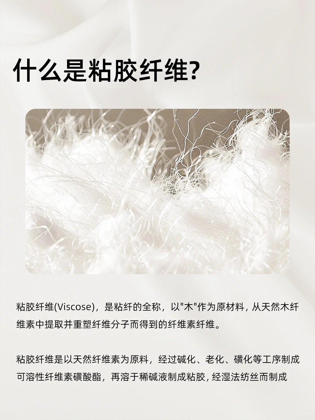 M6|面料小课堂:粘胶纤维