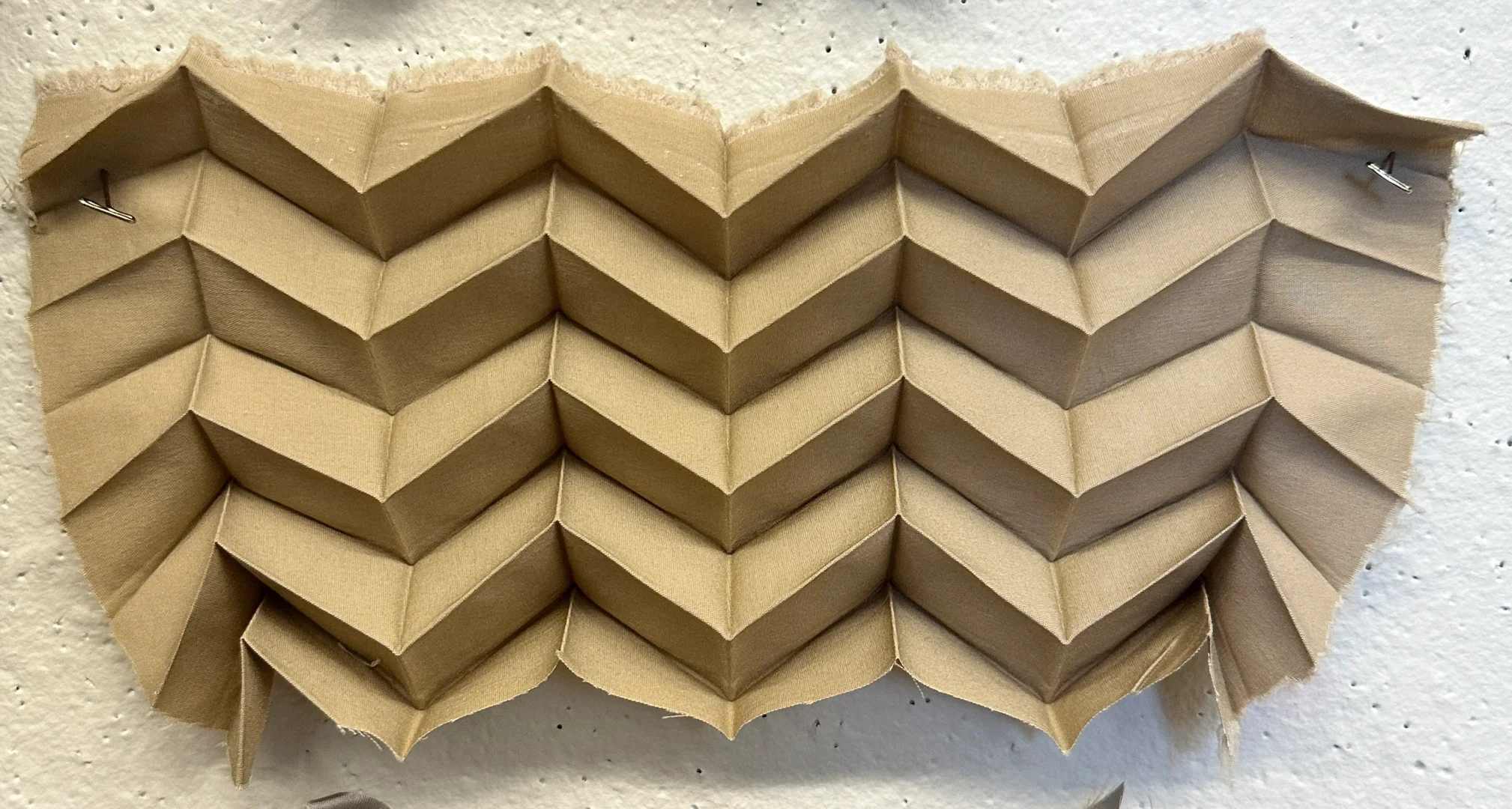 折纸褶皱肌理面料