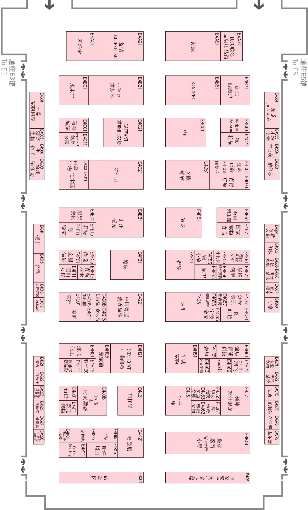 2024亚宠展展位图