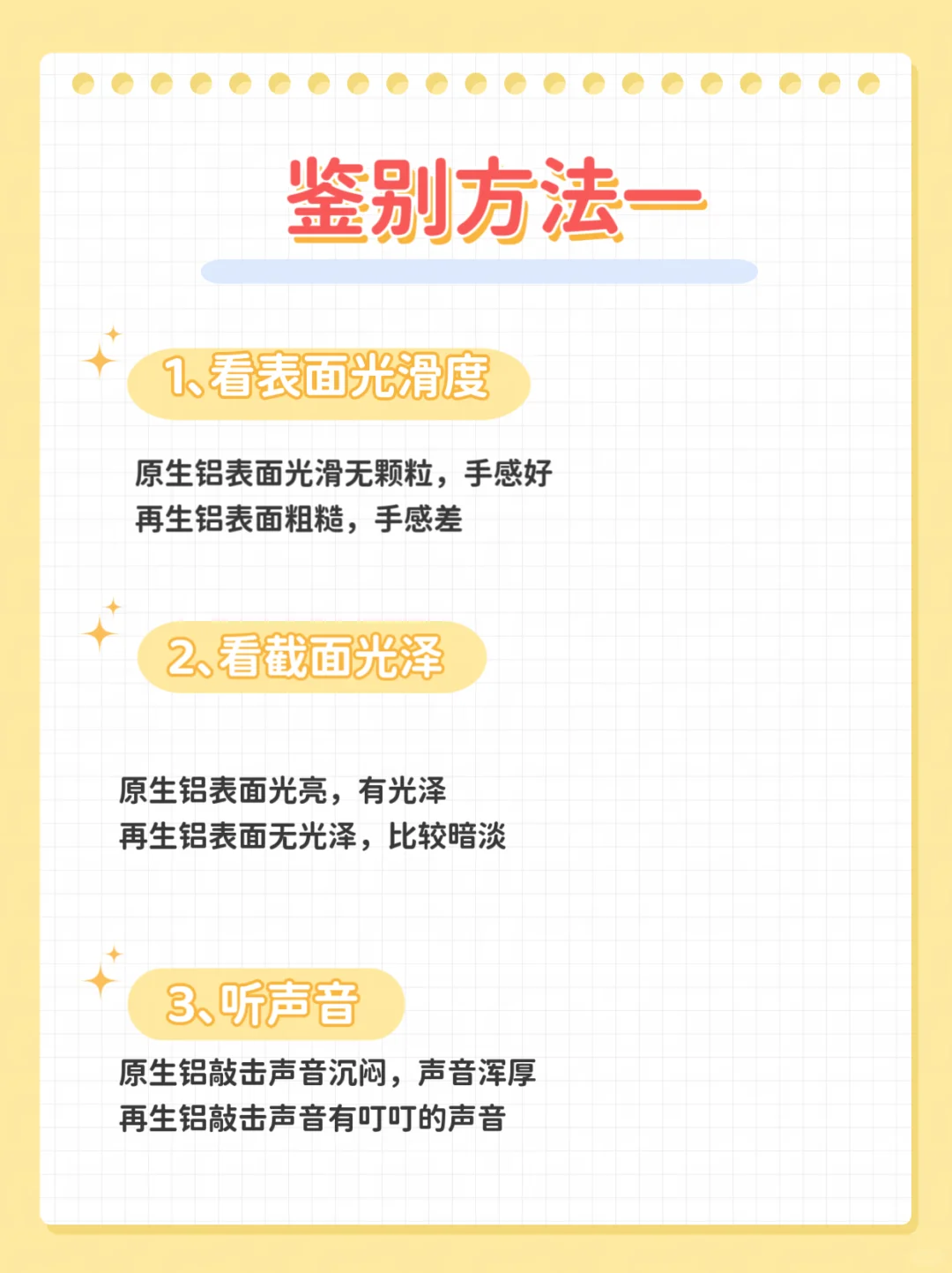 原生铝vs再生铝，你真的会判断吗❓