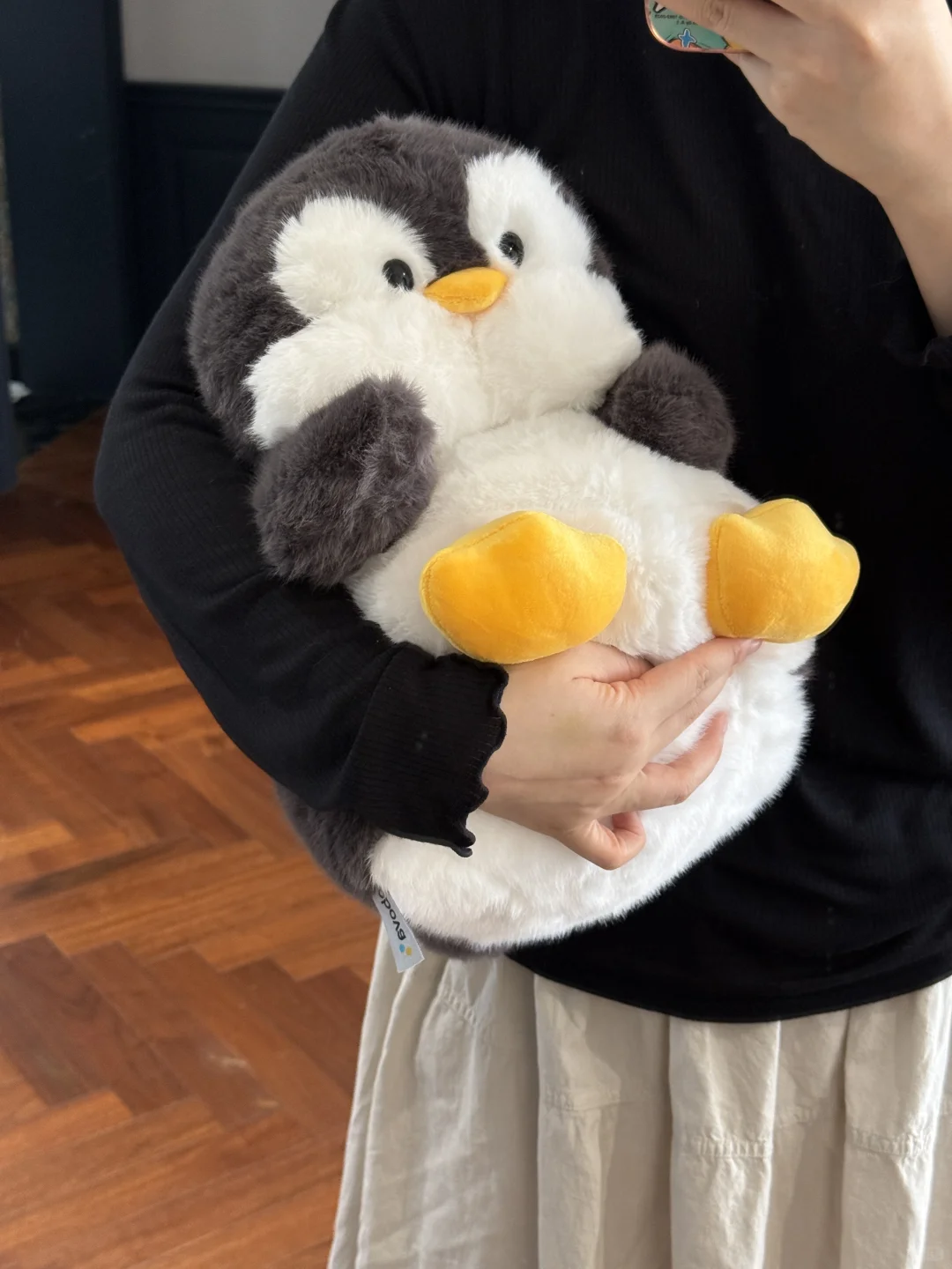 小企鹅，你抱起来好舒服呀～～