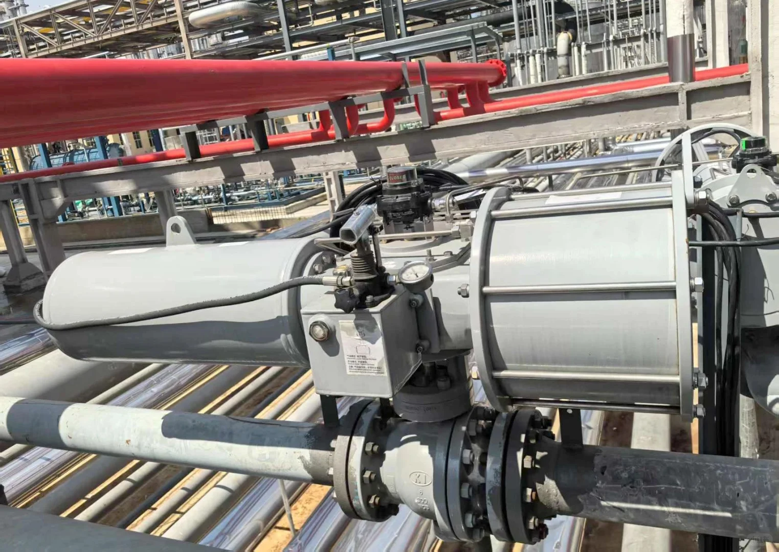 Compró válvulas chinas en el proyecto