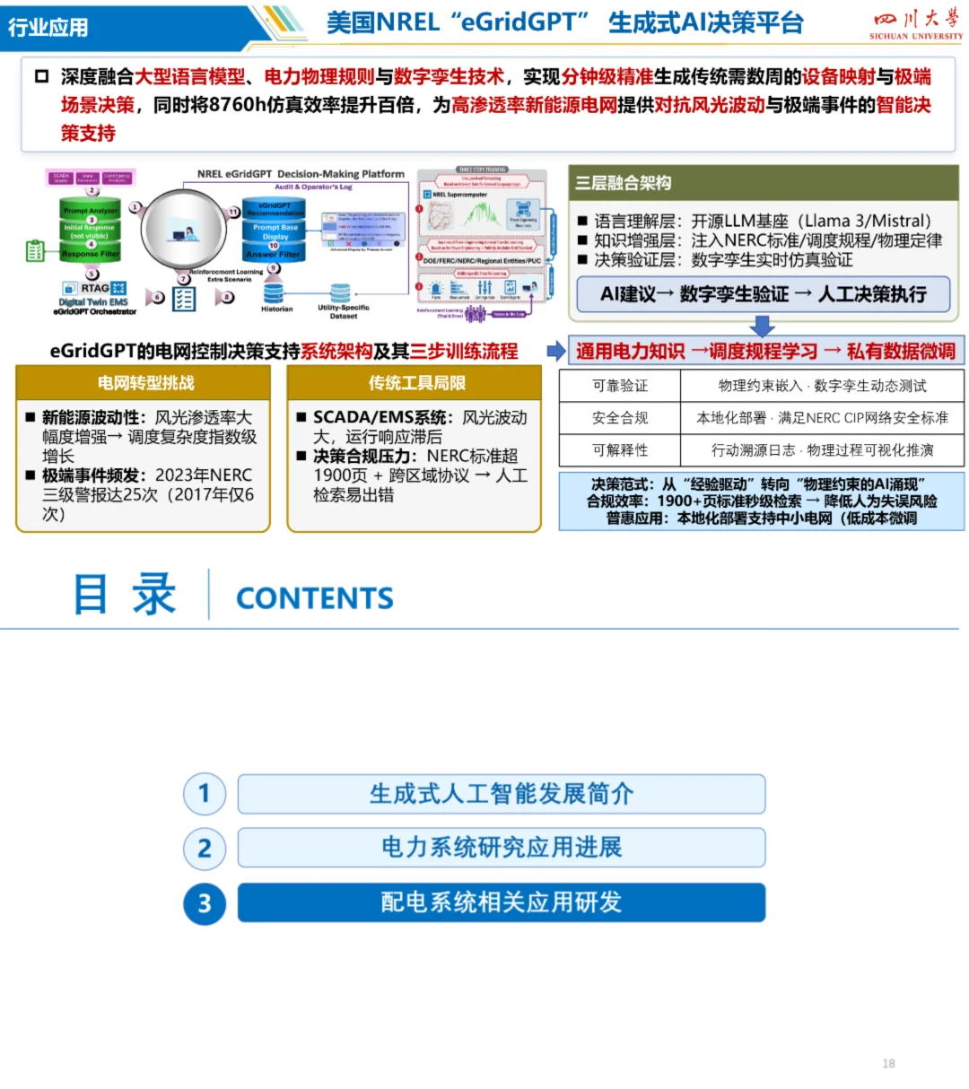 新型配电系统生成式人工智能技术研发与应用