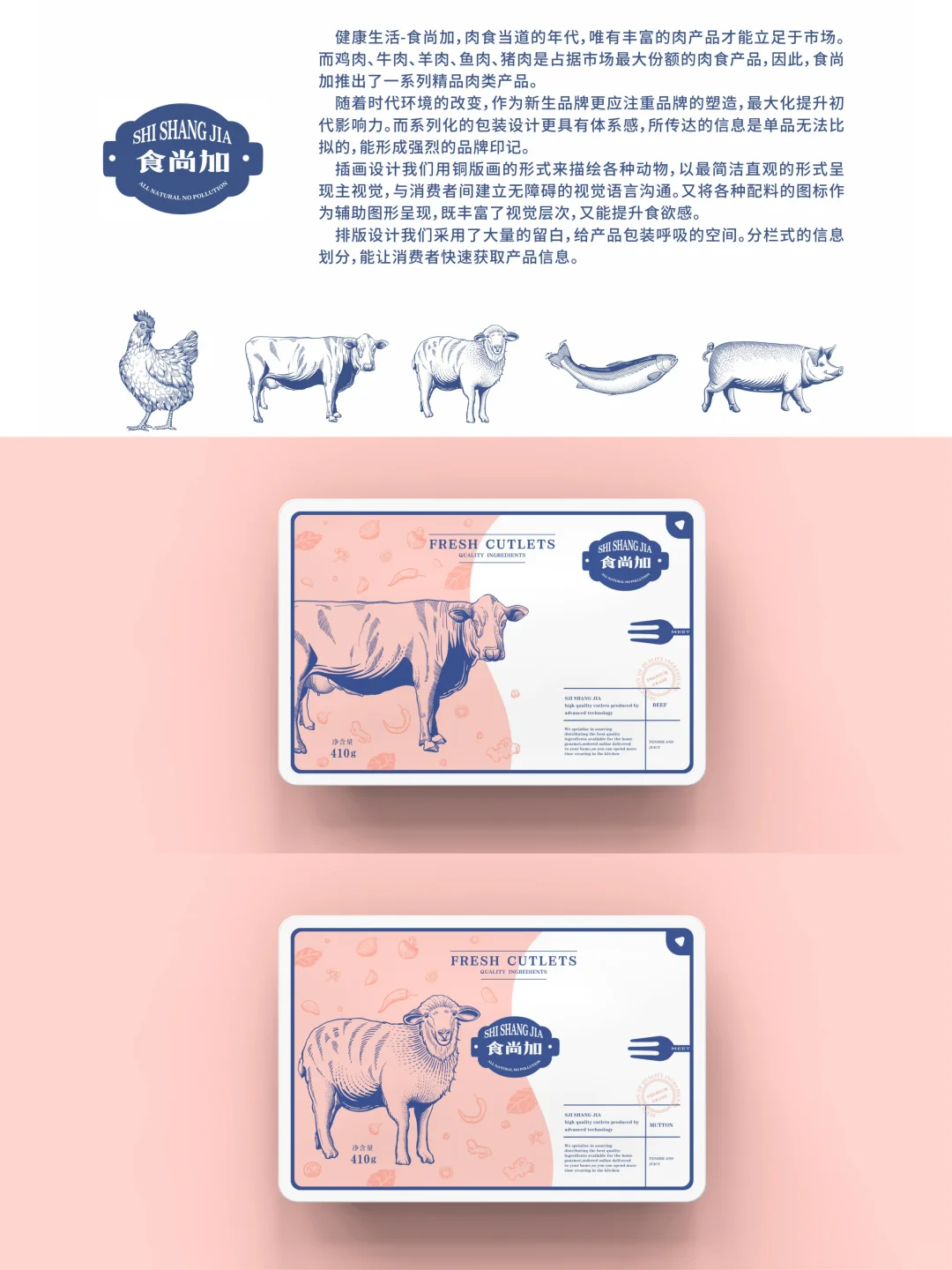 原创设计 | 食尚加 | 肉制品包装设计