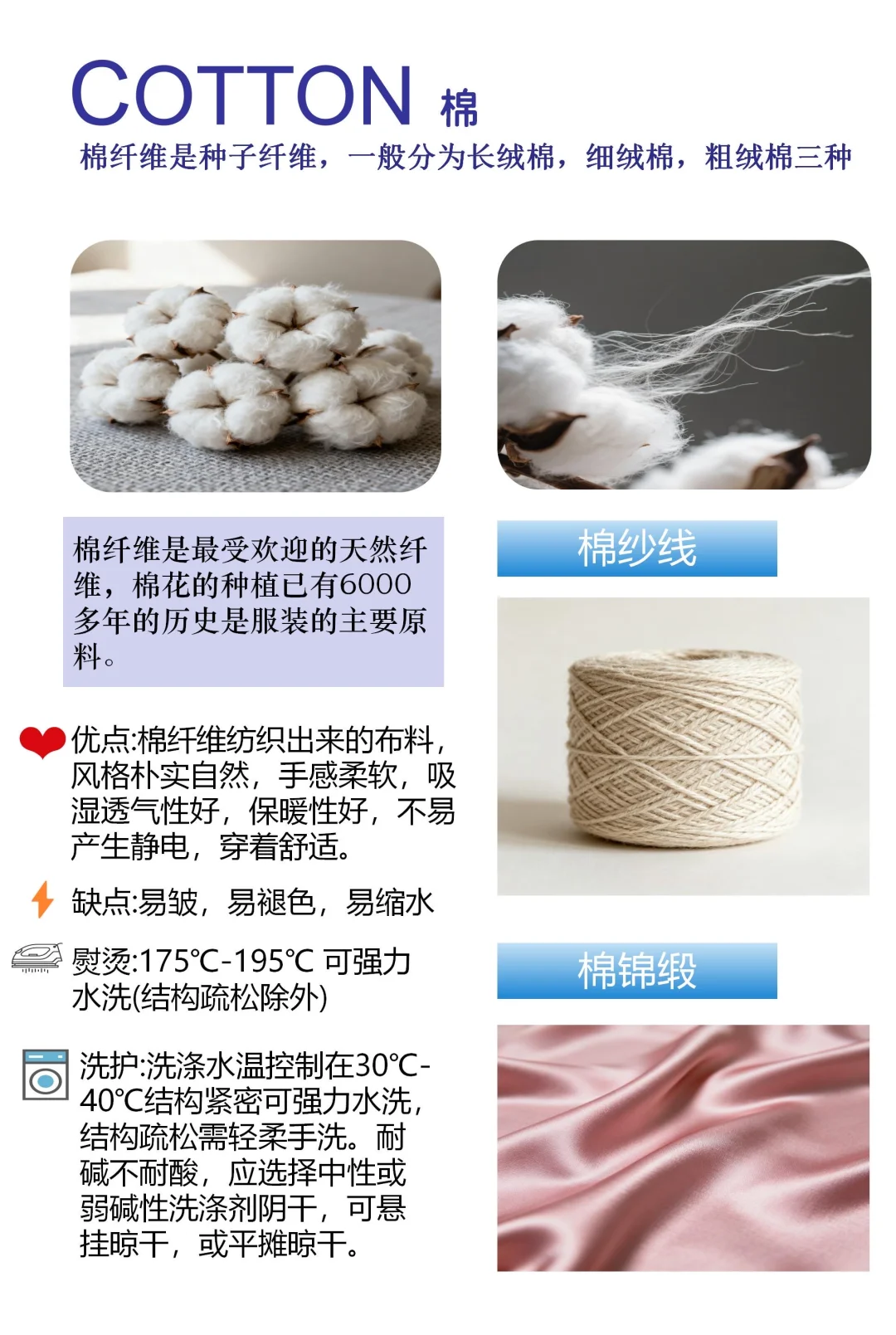 纺织纤维主要分为天然纤维和化学纤维两大类