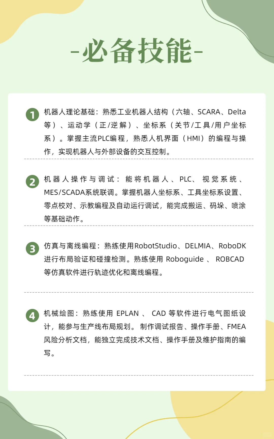 月1W+工业机器人调试工程师必备技能大公开