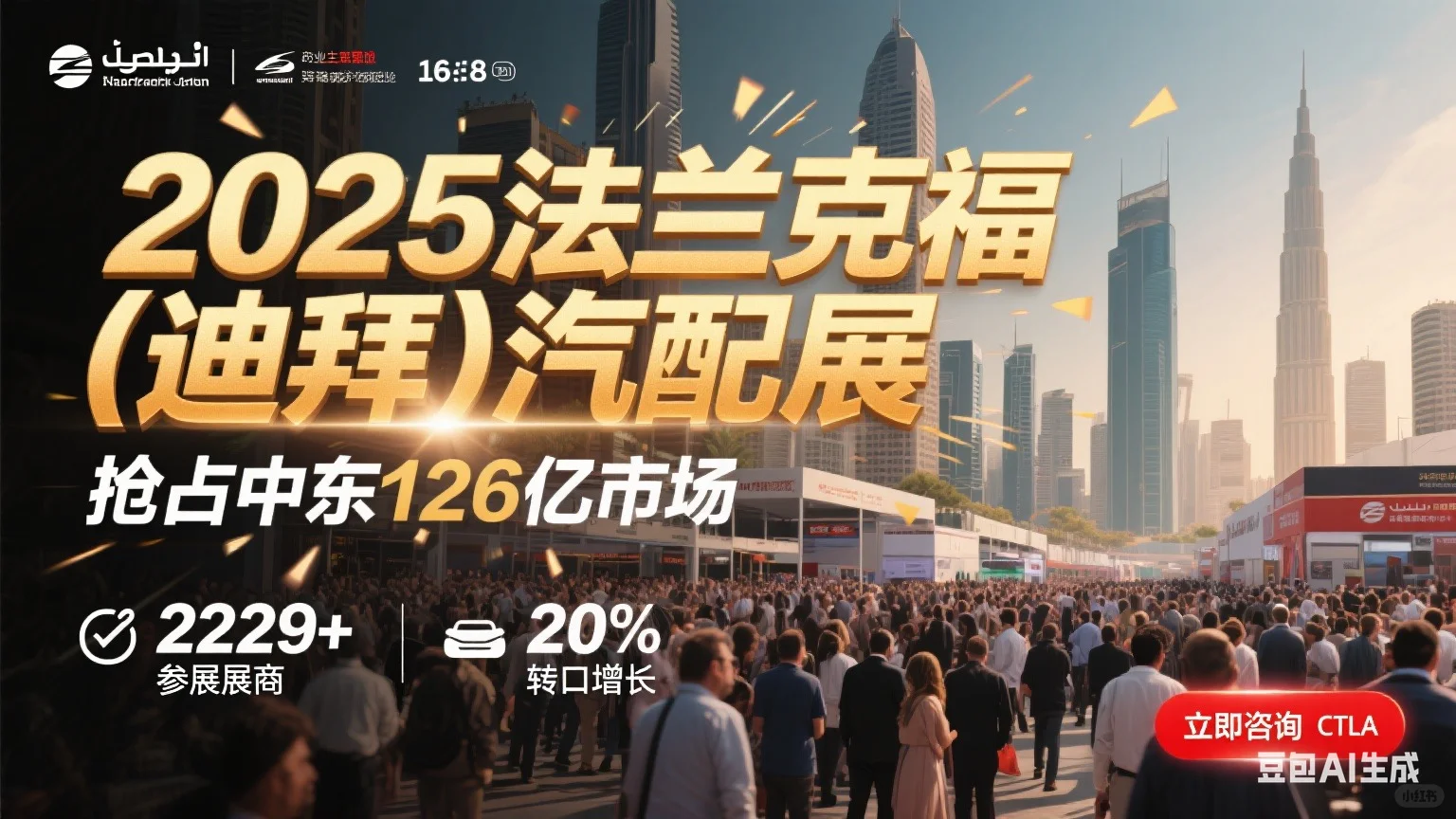 迪拜汽配展，国际区位置稀缺资源非常抢手